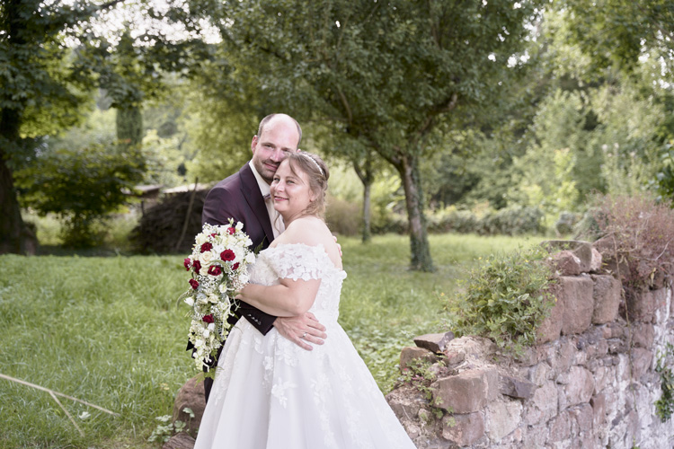 Brautpaar-Porträt von Jessy und Alex